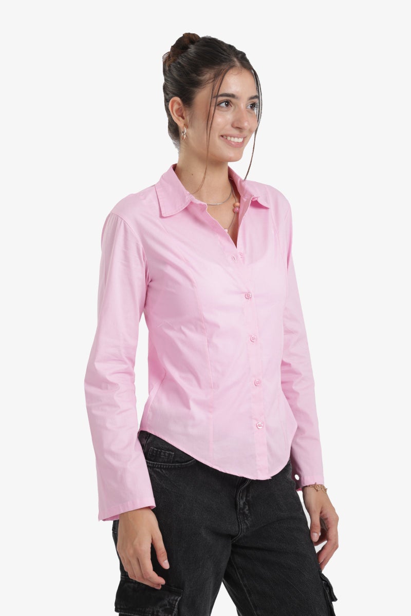 Clue Turn Down Collar Shirt - Image 3
